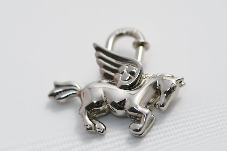 Брелок Hermes Cadena Gold 1993 з візерунком Pegasus Horse 1348 фото