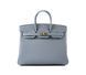 Сумка Herm&egrave;s Birkin 30 Verso з шкіри Togo у кольорі сіро-блакитний 1684 фото