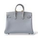 Сумка Herm&egrave;s Birkin 30 Verso з шкіри Togo у кольорі сіро-блакитний 1684 фото 5