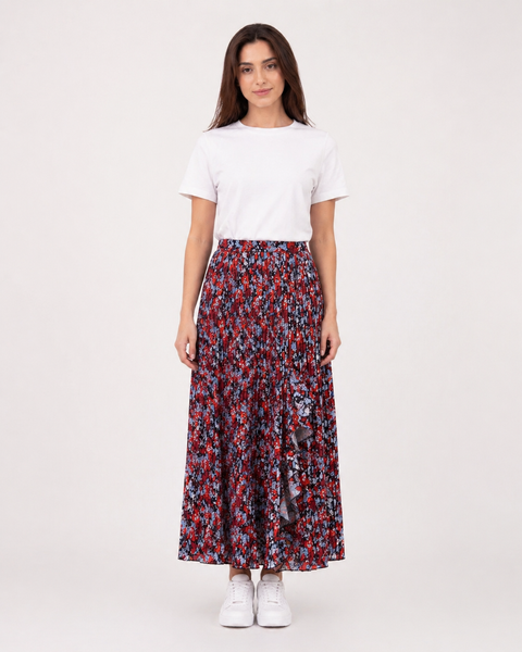 Юбка Ganni с воланами Georgette Midi 277 фото